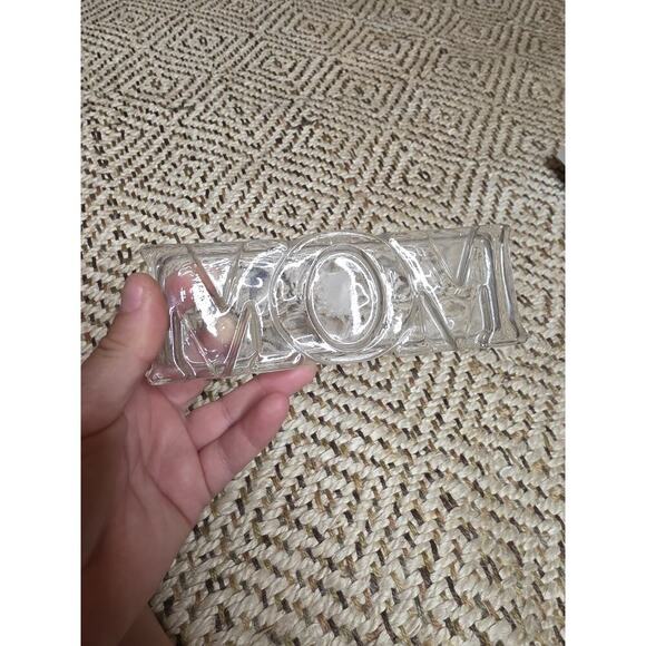 Fostoria for Avon MOM Glass Paperweight Picture Frame Mothers Day Crystal VTG - Picture 7 of 14